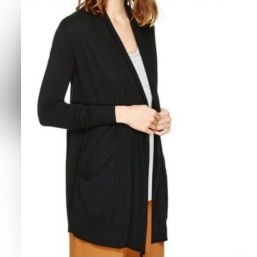 Wilfred Free Women's Black Open Front Cardigan